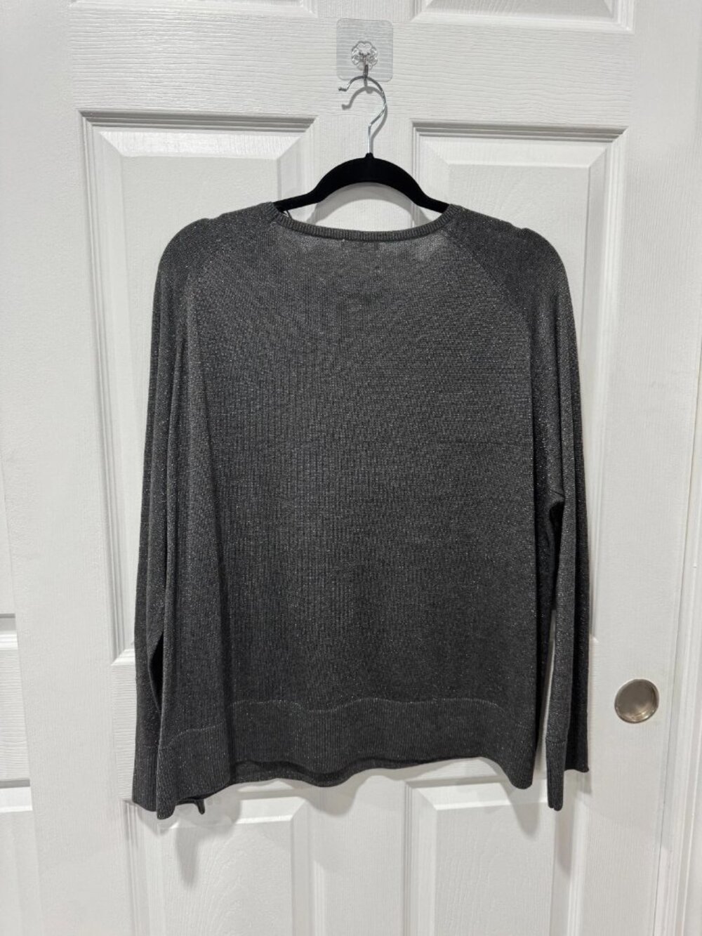 H&M Metallic Top in XXL Grey - Picture 2 of 4